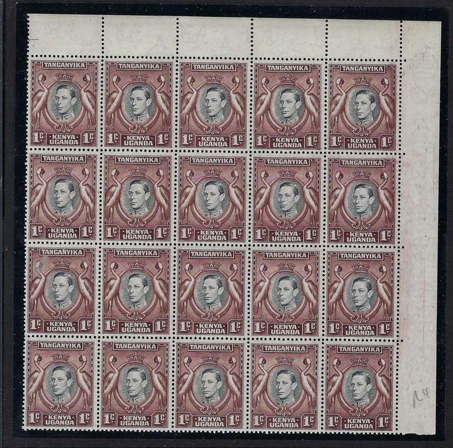 Image of KUT-Kenya Uganda & Tanganyika SG 131a/131ab UMM British Commonwealth Stamp